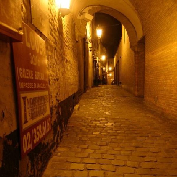 Alleyway at night