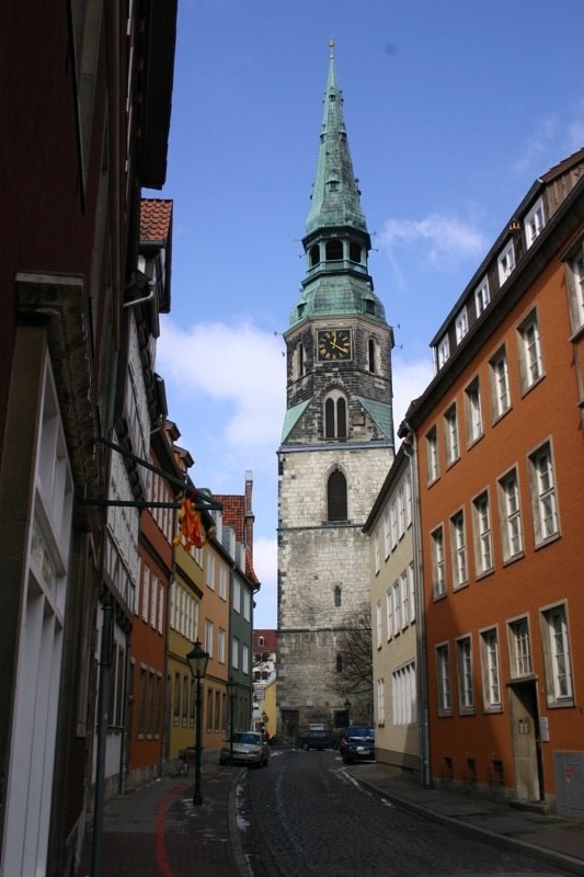 Colourful buildings