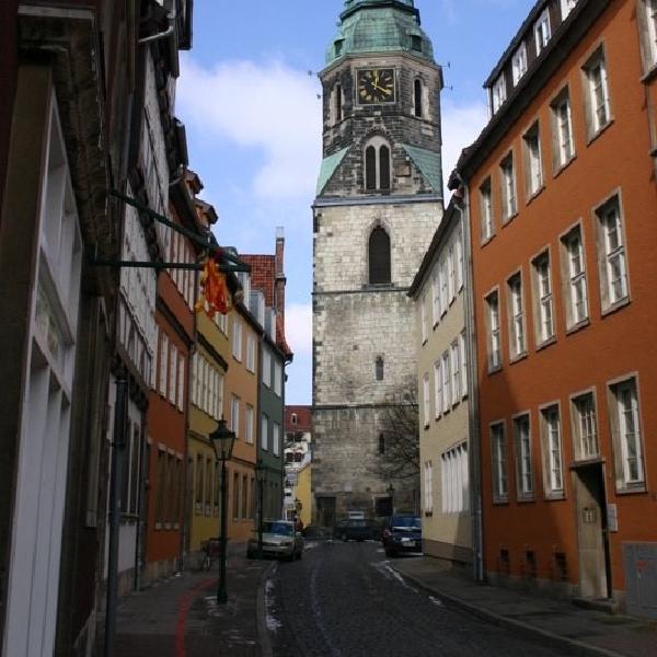 Colourful buildings