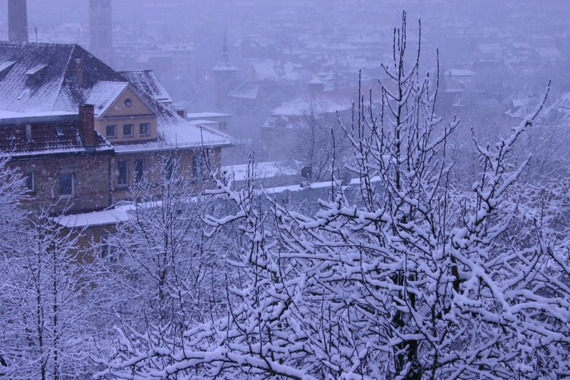 Looking into Stuttgart-Sud