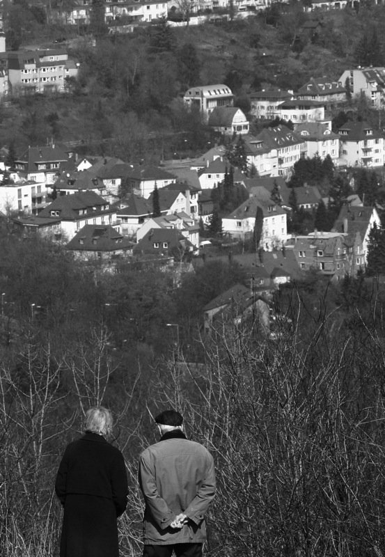 Looking out
