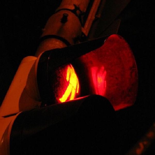 Red man in the night