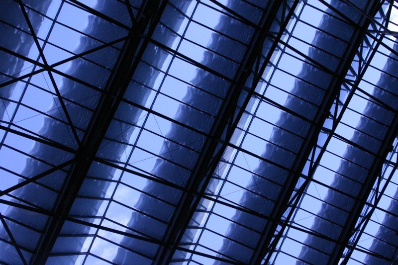 Snow-laden roof