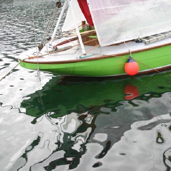 In the water