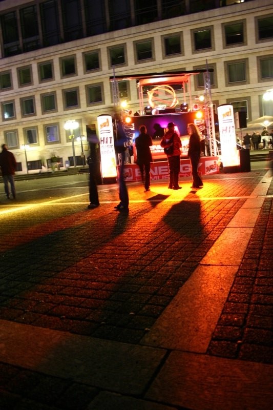 Lit up