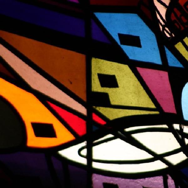 New stained glass window