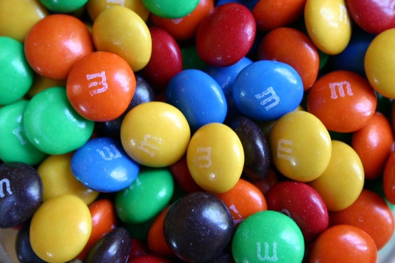 The obligatory M&Ms