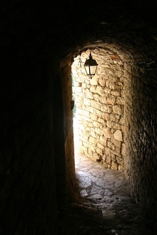 Silhouette of a lantern