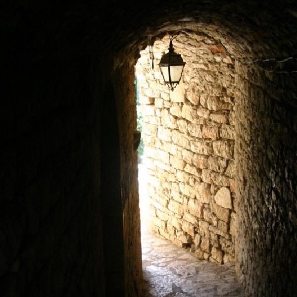 Silhouette of a lantern