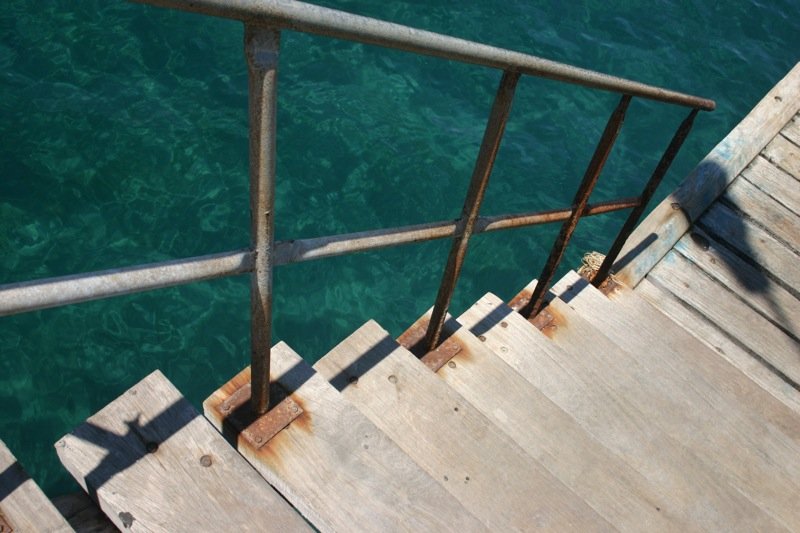 Down to the water