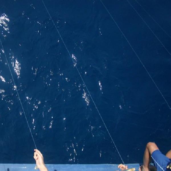 Fishing over the side