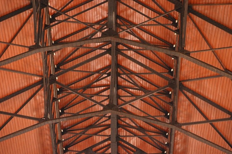 In the market hall