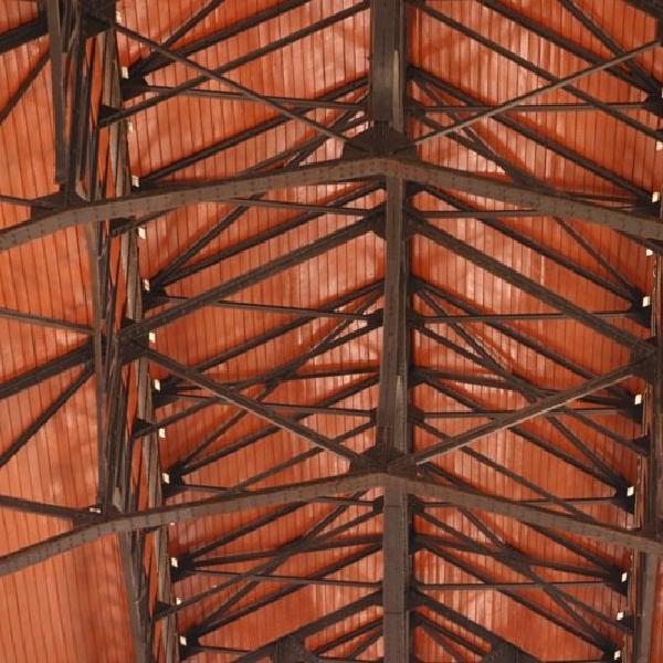 In the market hall