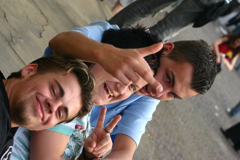 Revellers