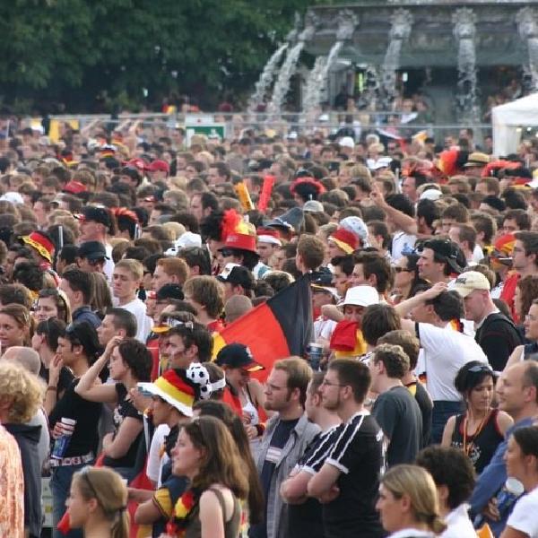 Sea of supporters