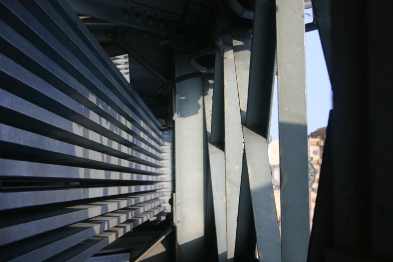 Through the bridge