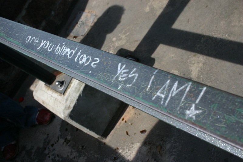 Are you blind too? Yes I am!