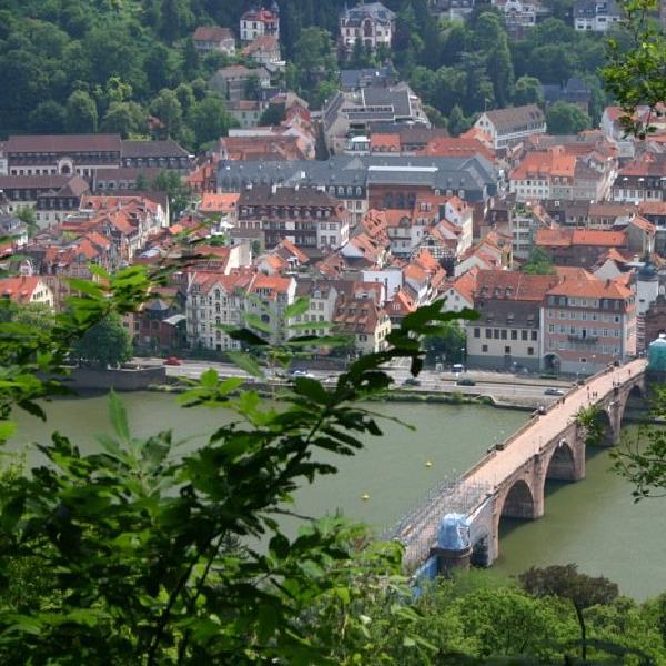 Looking down on Heidelberg