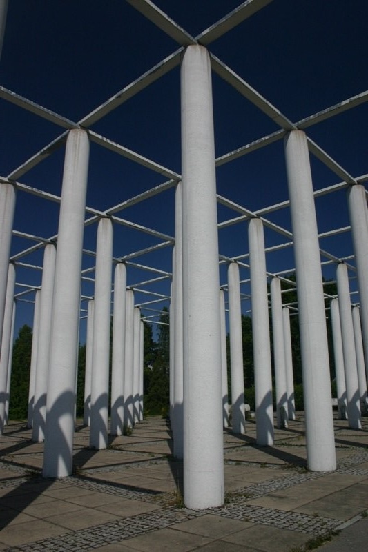 Pillars in the park