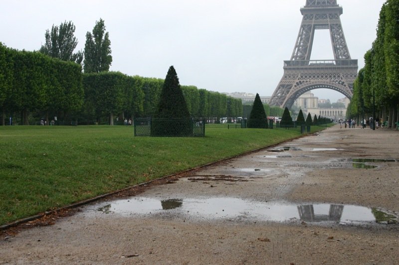 Puddles in Paris