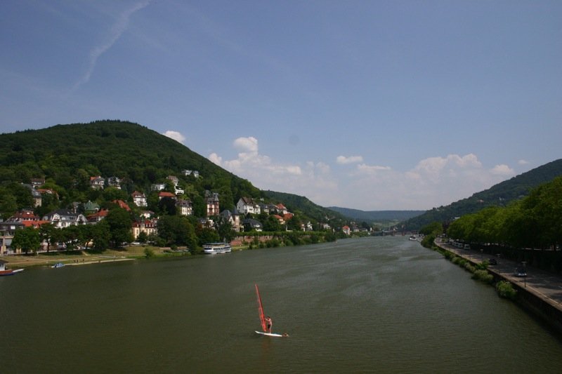 Surfing in the Neckar