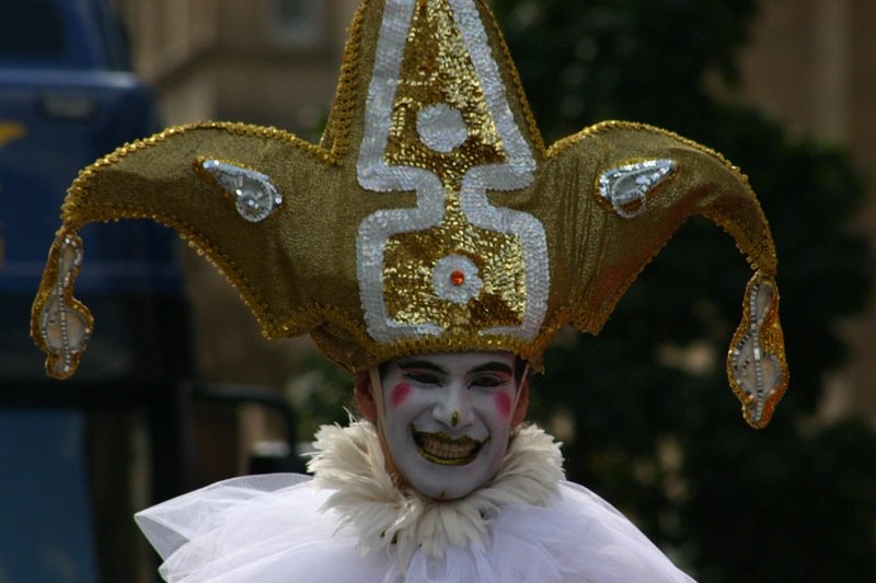 Golden clown