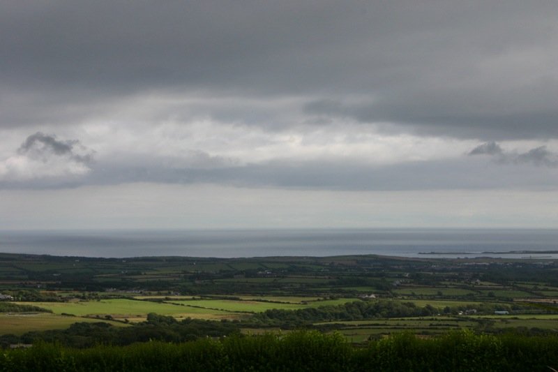 Grey skies
