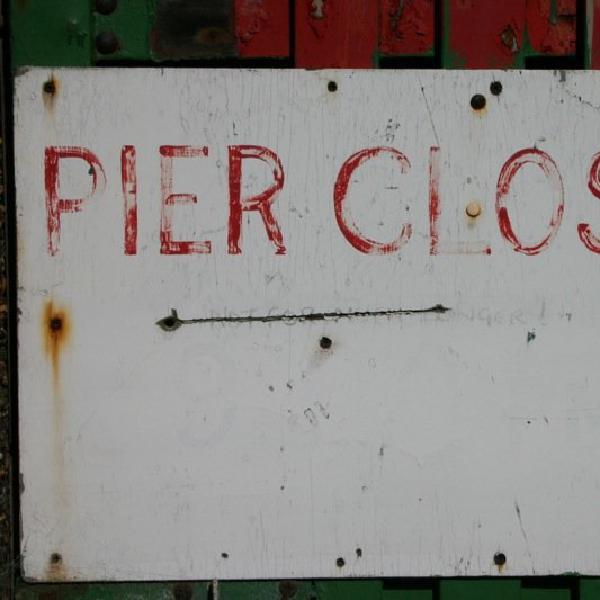 Pier closed for quite some time