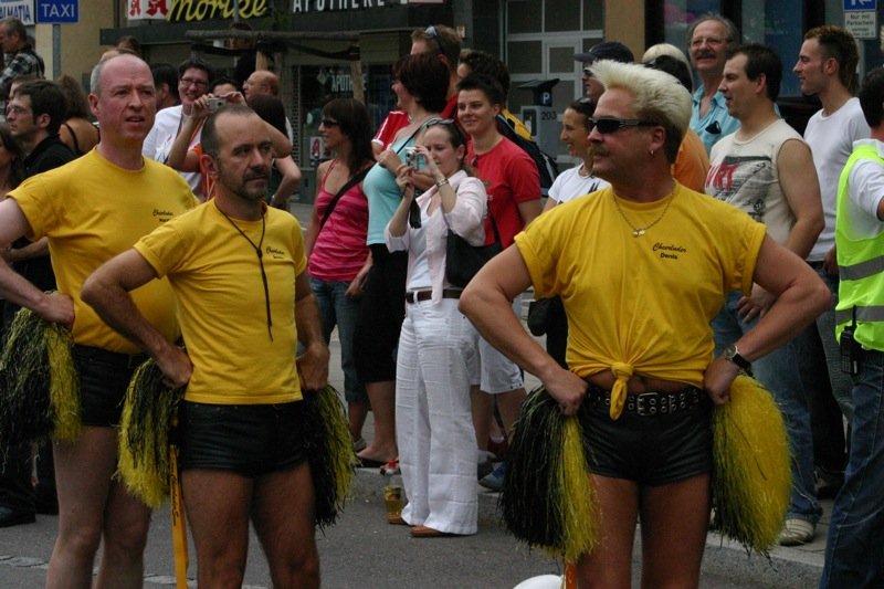 The cheerleaders