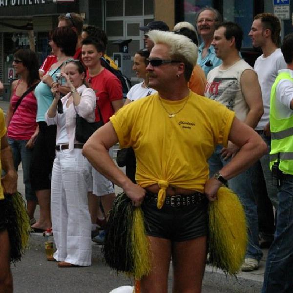 The cheerleaders