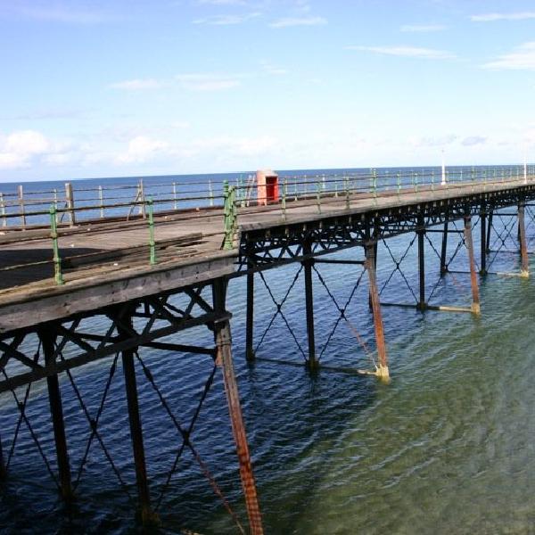 The last pier on the island