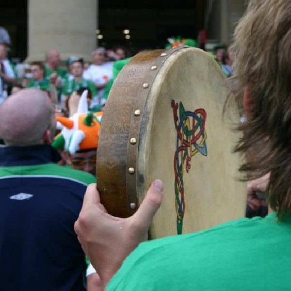 Beating the drum