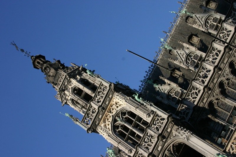 One of the grand buildings on Grand Place