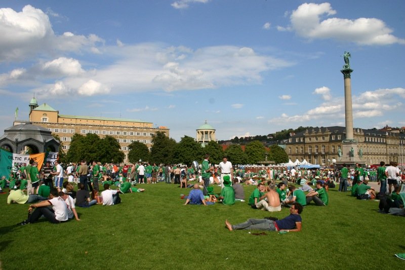 Paddies on the green