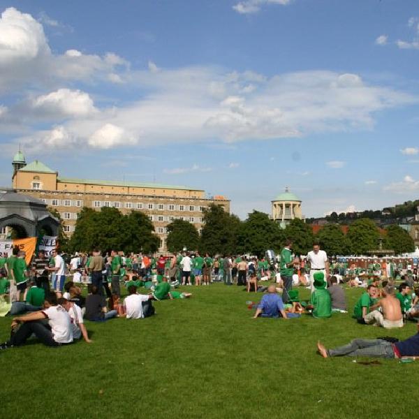 Paddies on the green