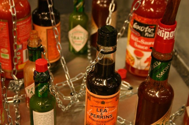 Locking up the Lea & Perrins