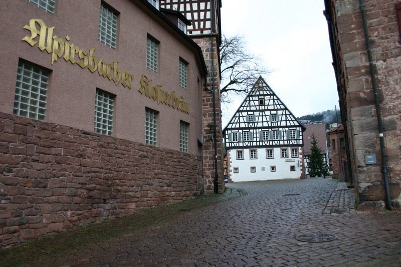 Between the brewery and the cloisters