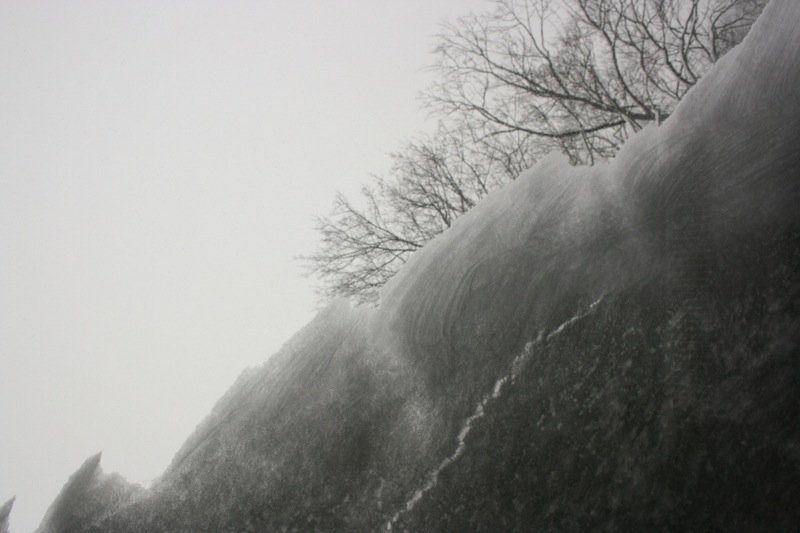 A wave of snow