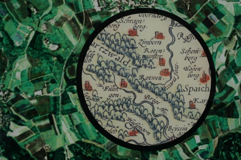 Landkarte von Schwarzwald