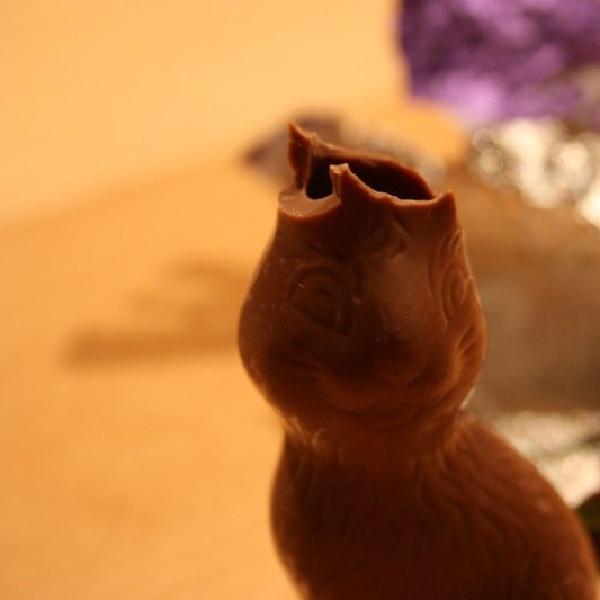 Earless Easter bunny