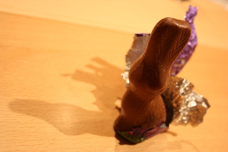 Easter bunny undressed