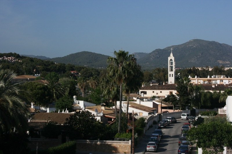 Looking inland from Santa Ponsa
