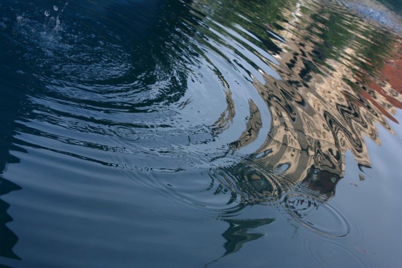 Church in ripples