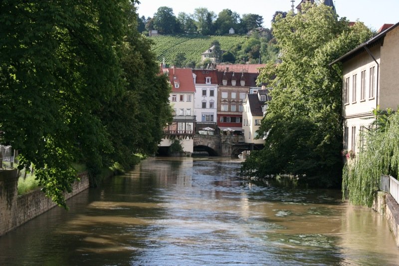 River through Esslingen