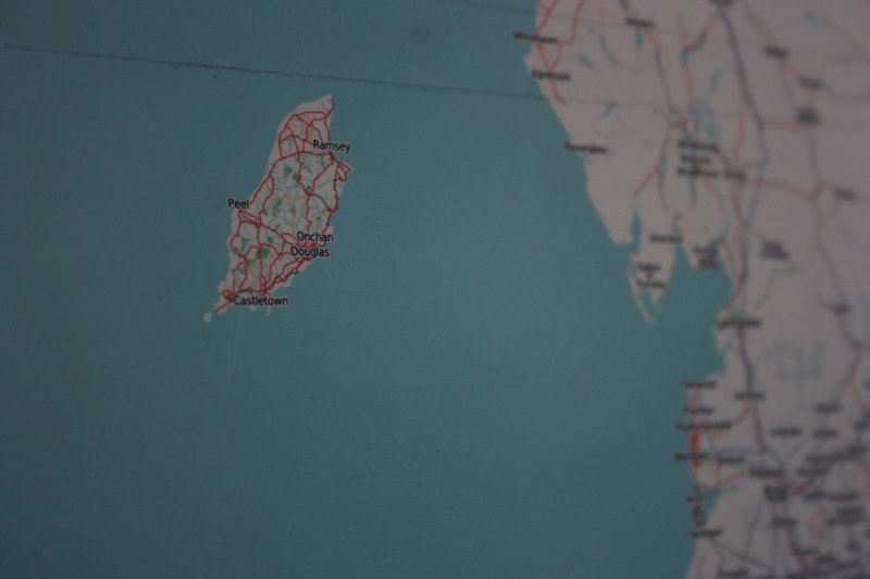 Isle of Man map