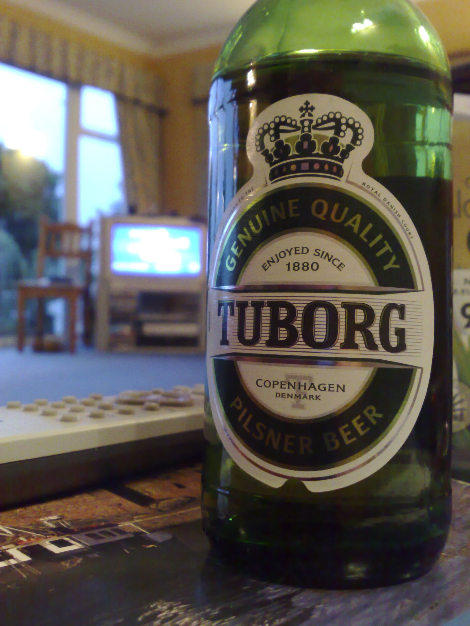 A night in with family, beer and British TV