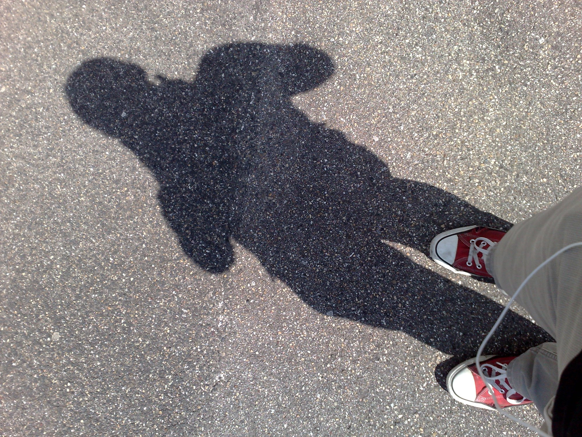 Chucks, iPod and shadow