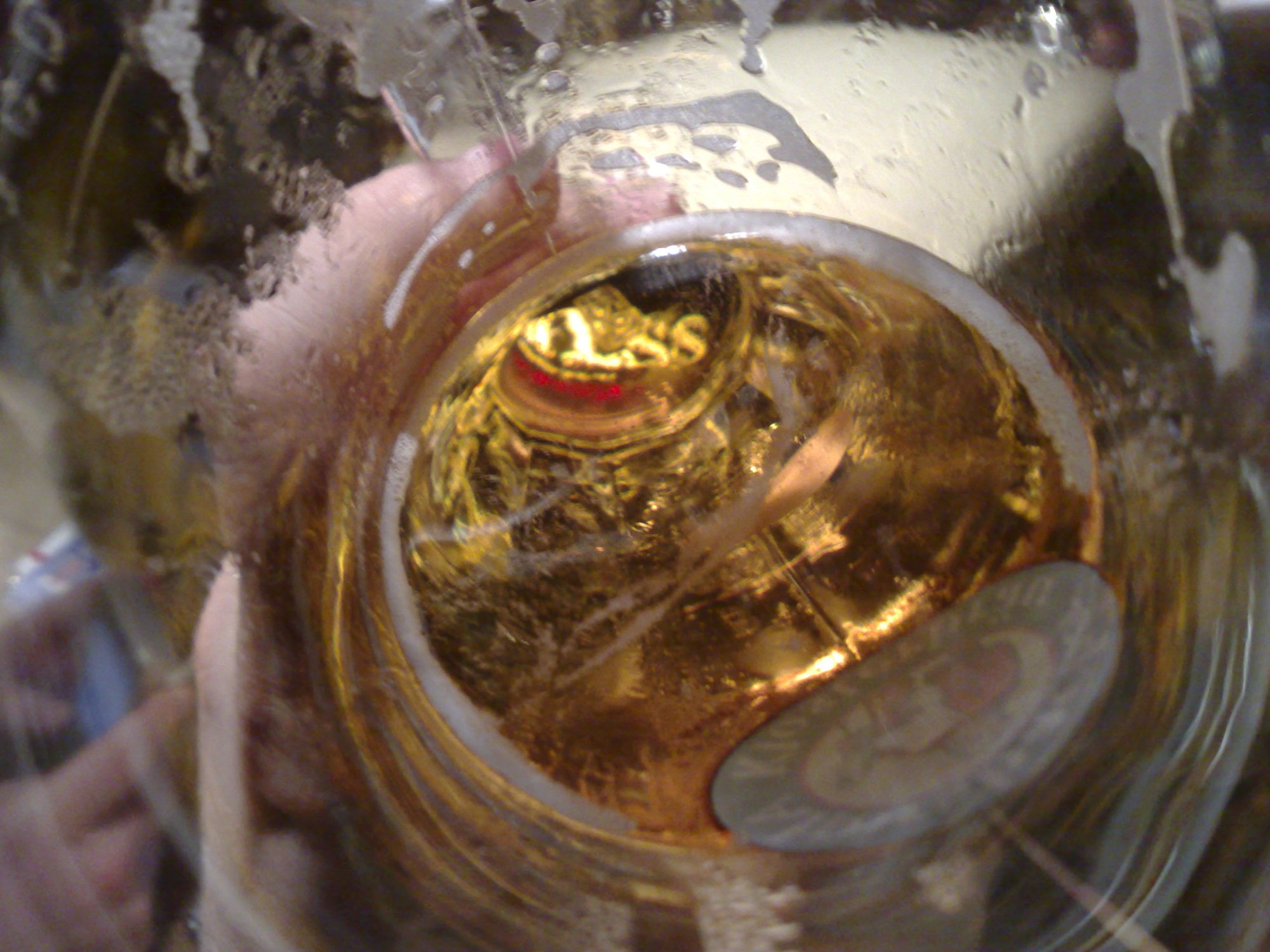 Into the glass