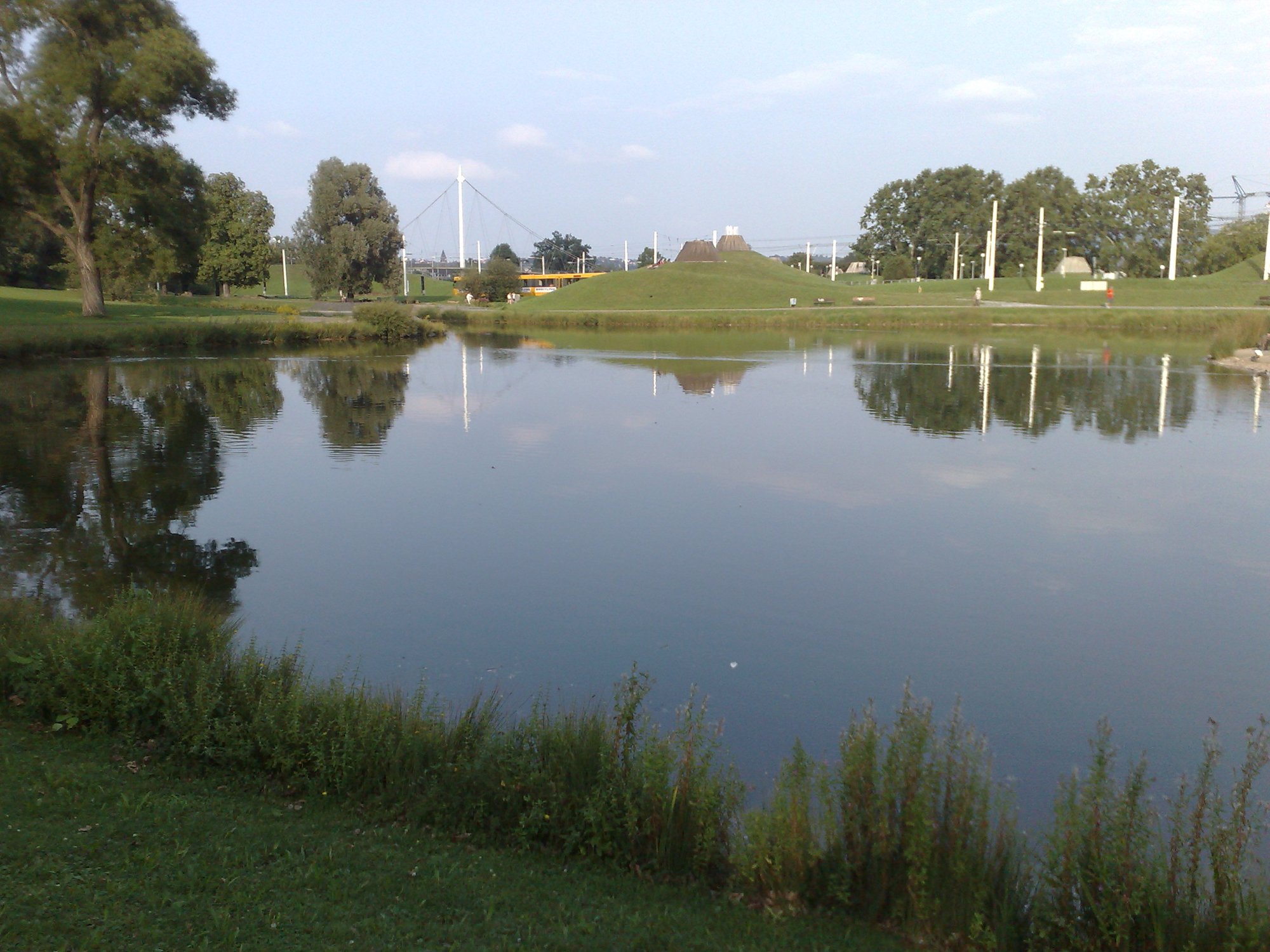 Passing the pond