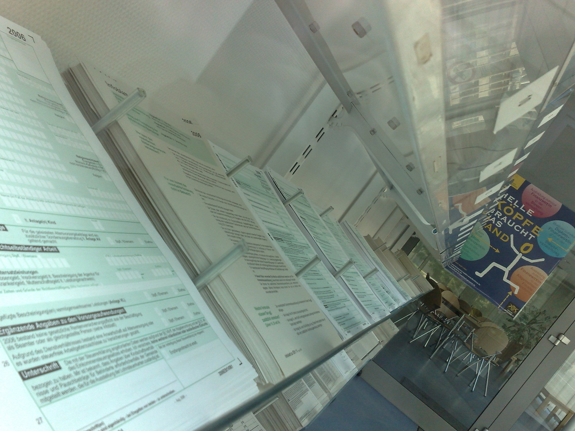 Rows and rows of bureaucracy
